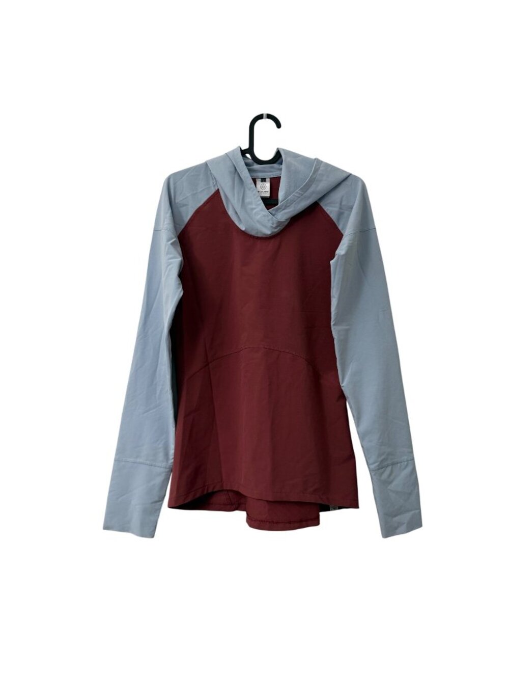 Flylow Mauve Blue Colorblock Hiking Camping Outdoor Pullover Hoodie Womens Small